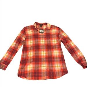 NWT Eddie Bauer boyfriend fit button up shirt - size small